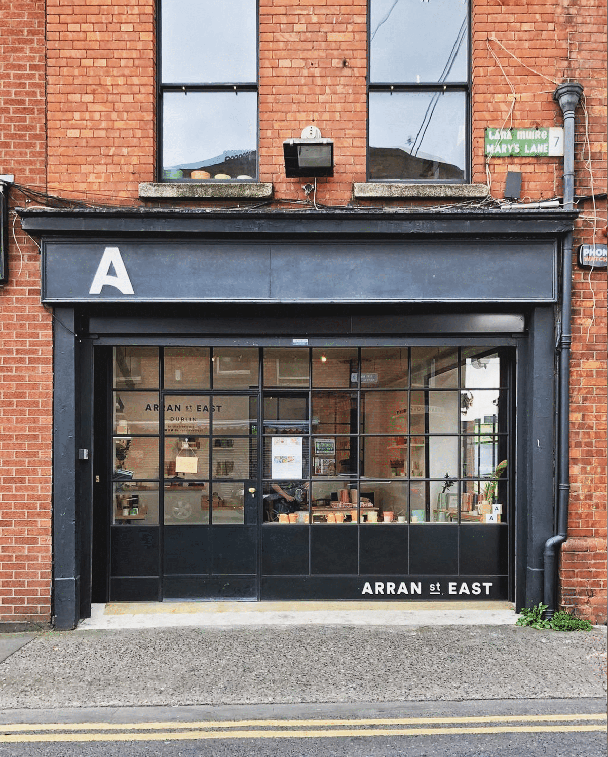 the exterior of arran st east ceramics | dublin city guide on coco kelley