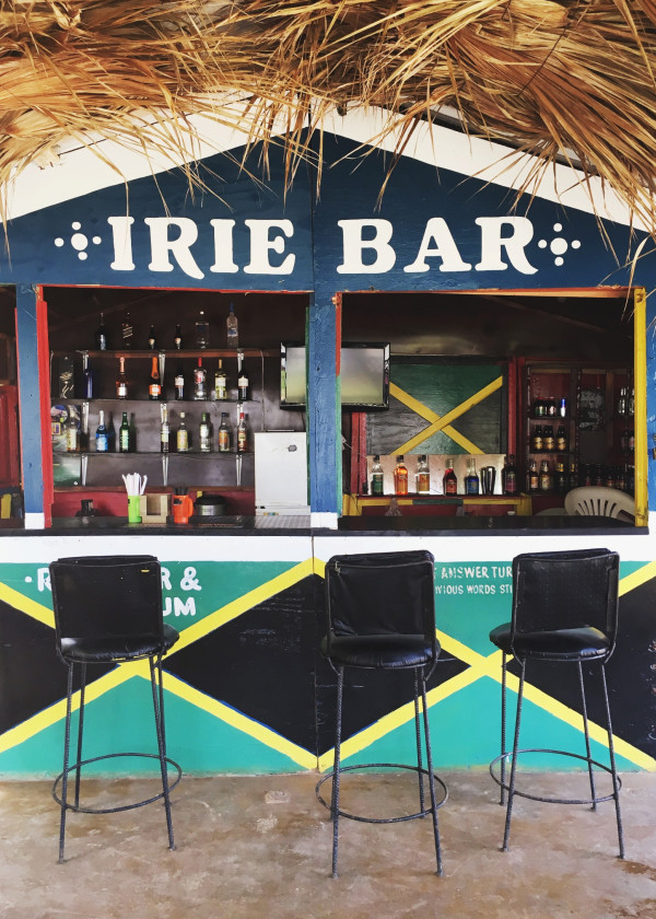 the irie bar in long beach | jamaica travel diary via coco+kelley