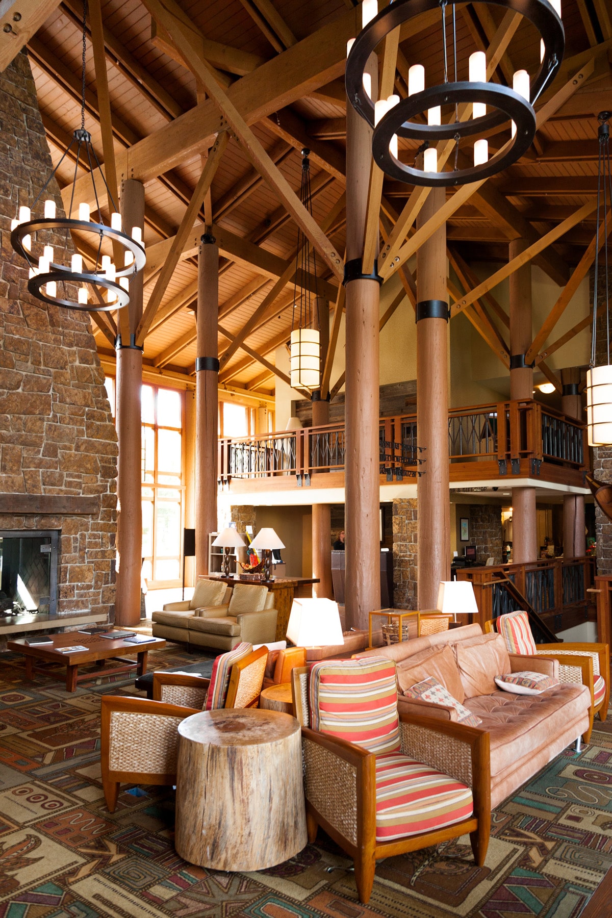 the lodge interior at alderbrook resort in the pacific northwest | coco kelley