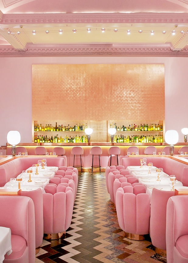 the fabulously pink sketch gallery restaurant in london | via coco kelley