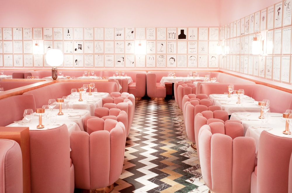 the fabulously pink sketch gallery restaurant in london | via coco kelley