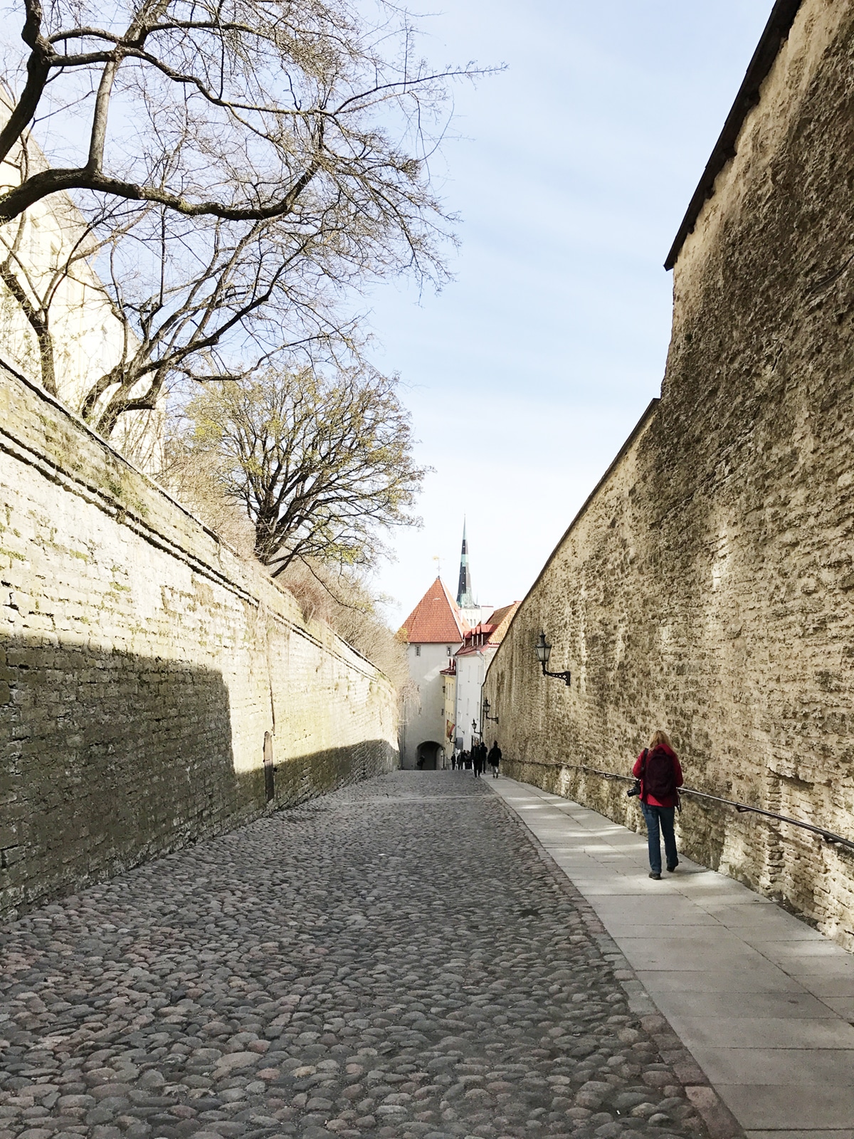 the walk from upper to lower old town in tallinn | coco kelley