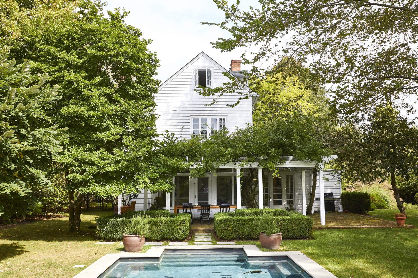 this colonial home is decorated in modern shaker style | house tour designed by cs valentin on coco kelley