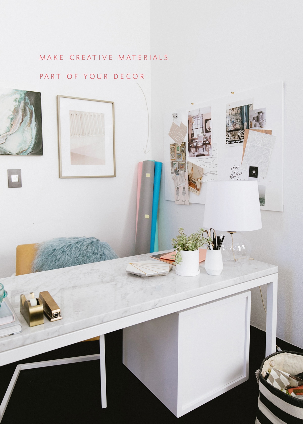 tips for designing a creative office space | coco kelley