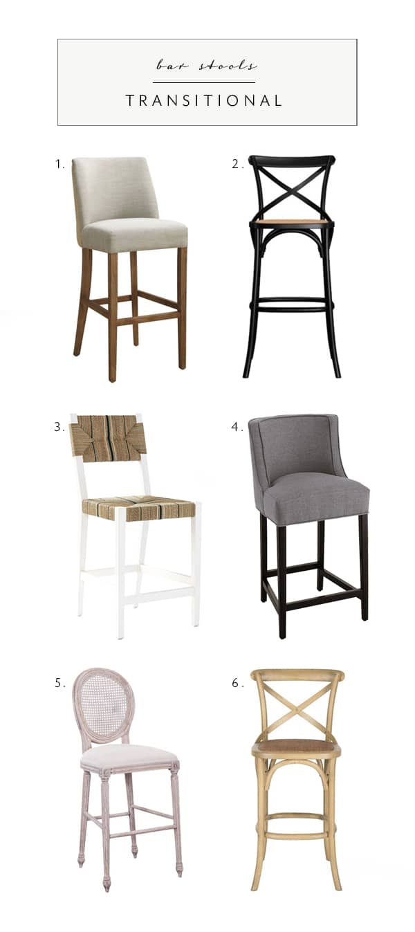bar stool roundup on coco kelley! | transitional bar stools