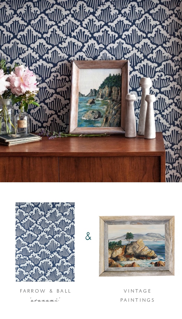 wallpaper and art matchups - waves and landscapes | coco kelley