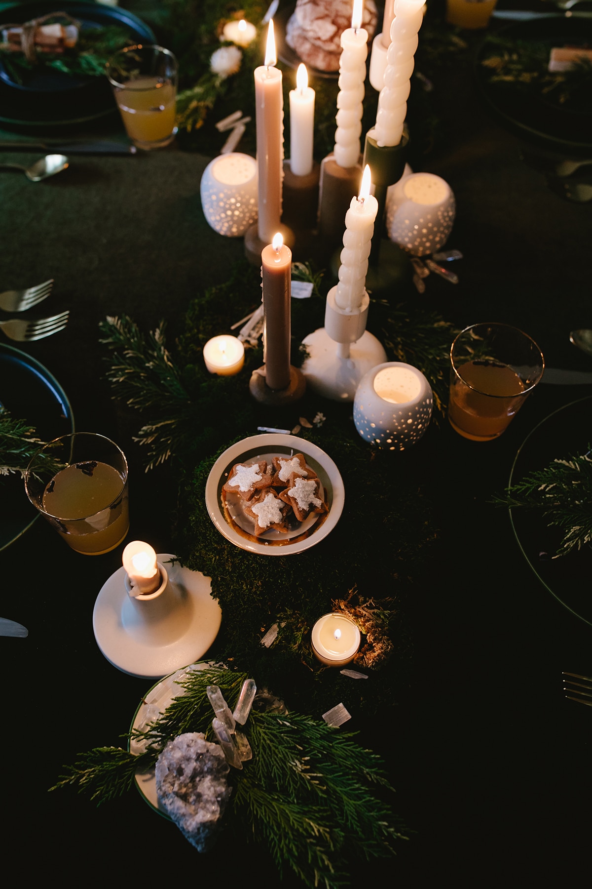 winter solstice tabletop dinner party | coco keley