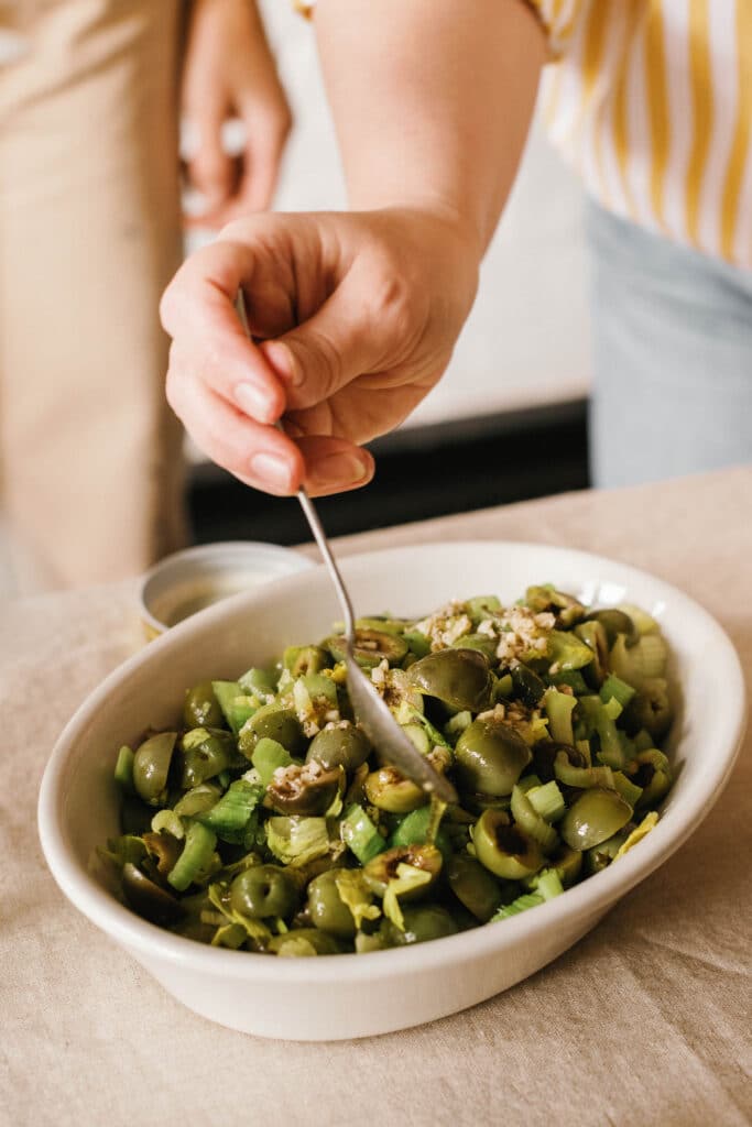 Recipe Castelvetrano Olive & Celery Salad Cassandra LaValle